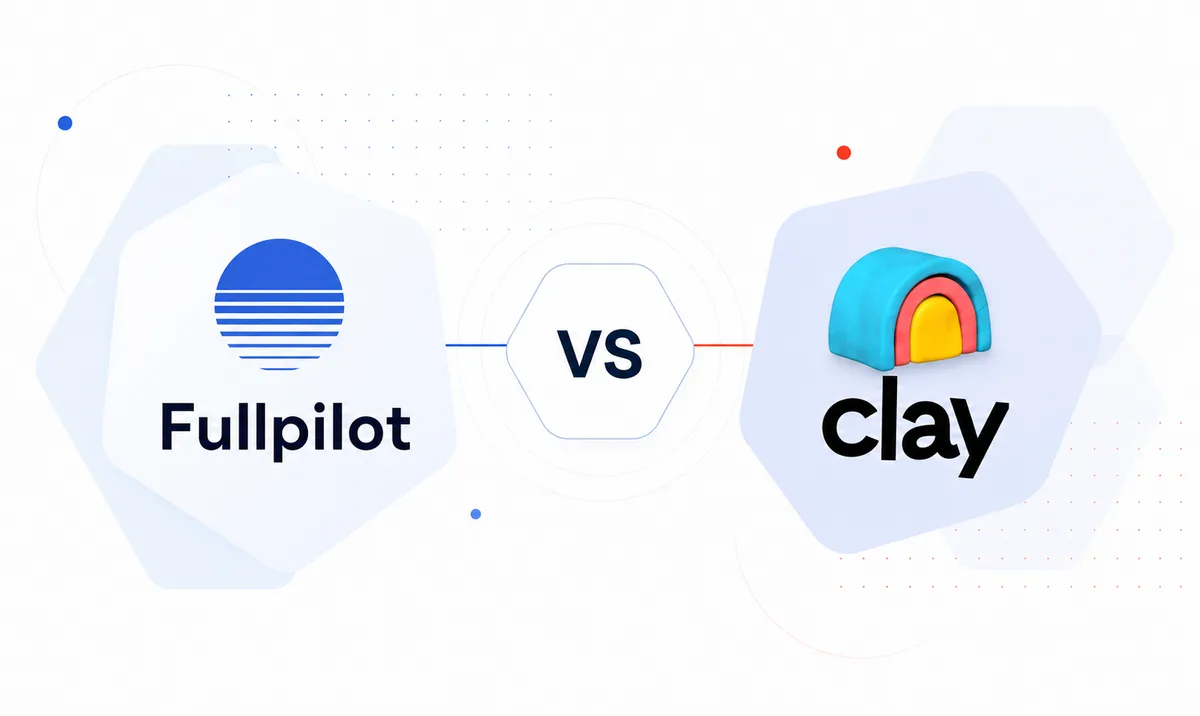 Fullpilot vs Clay comparison graphic