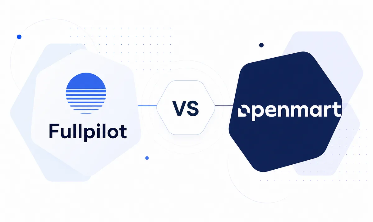 Fullpilot vs Openmart comparison graphic