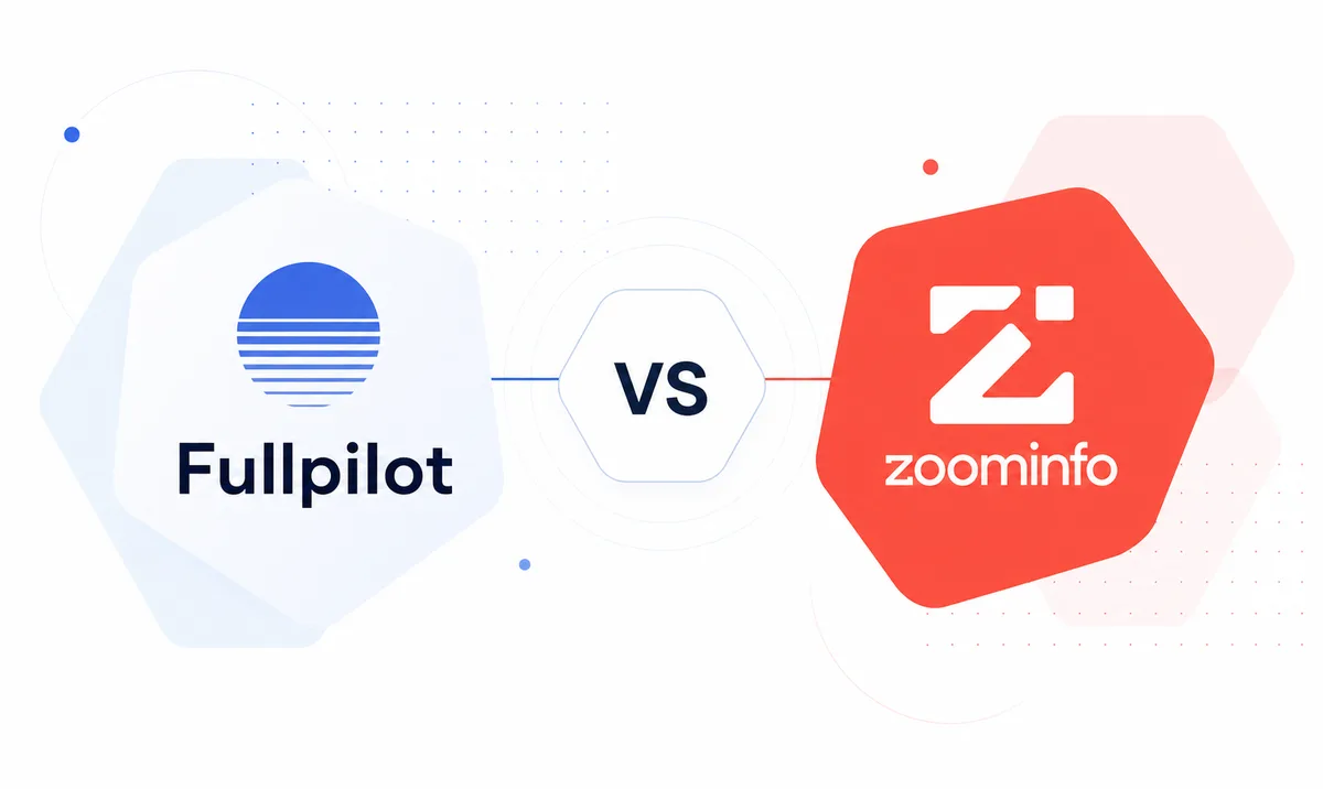 Fullpilot vs ZoomInfo comparison graphic