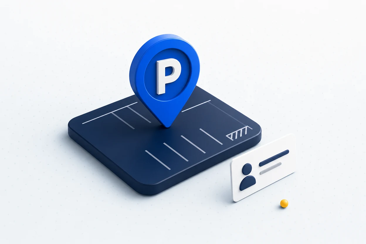 Tsukigime parking lot leads in Fullpilot illustration